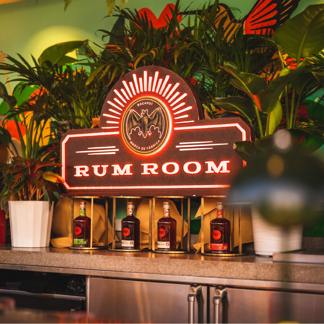 Bacardi Rum Room Back Bar Sign – Standard